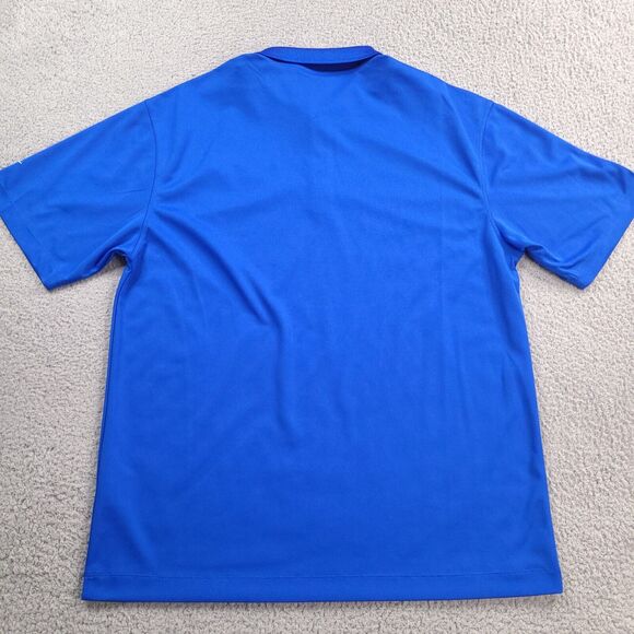 Nike Polo Shirt Mens Large Blue Golf Gridiron‎ Insurance Underwriters Embroidery - Picture 12 of 13